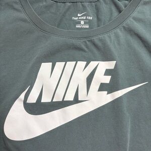 Nike Women’s 2X Short Sleeve 100% Cotton T-Shirt in Teal Green